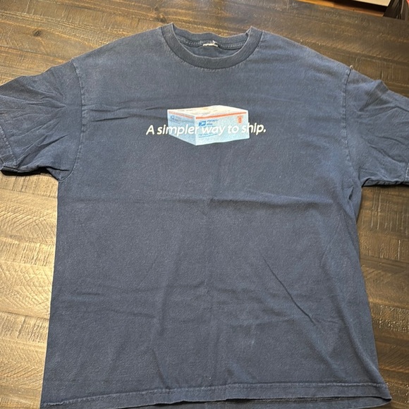 USPS United States Postal Service Short Sleeve Retail Clerk T-Shirt Unisex Navy - Picture 3 of 13